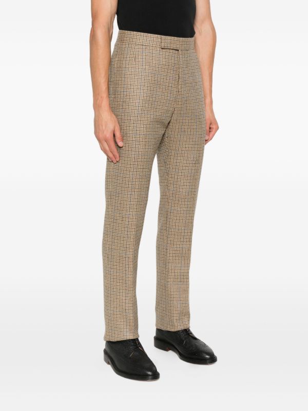 Browns Thom Browne Checked Straight-leg Trousers | Browns Regular & Straight-Leg Jeans
