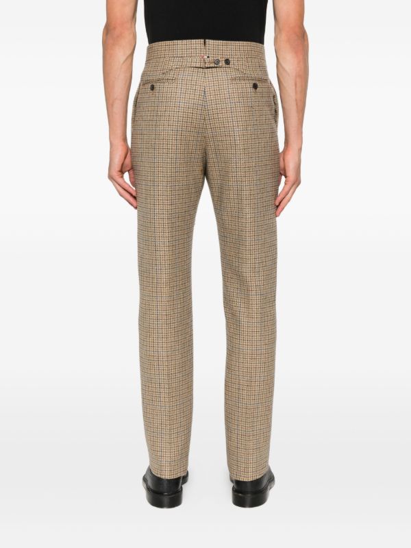 Browns Thom Browne Checked Straight-leg Trousers | Browns Regular & Straight-Leg Jeans