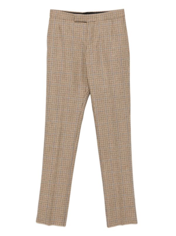 browns Thom Browne checked straight-leg trousers | Browns Regular & Straight-Leg Jeans