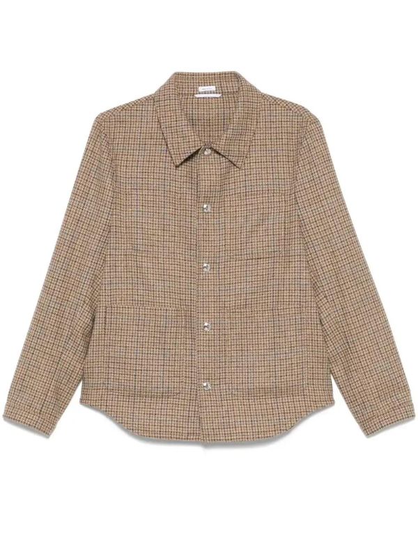 browns Thom Browne checked tweed jacket | Browns Shirt Jackets