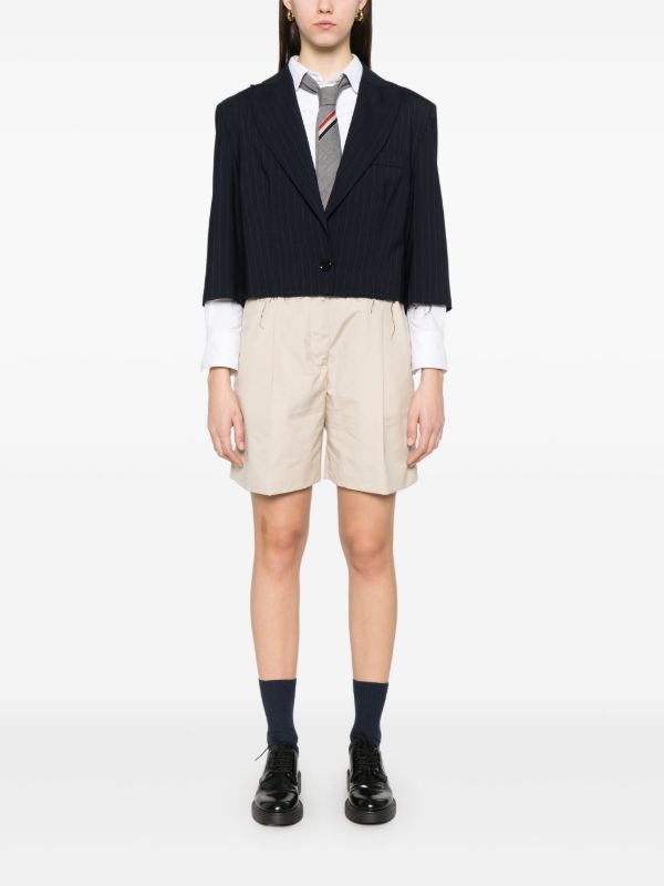 Browns Thom Browne Double-Pleated Shorts | Browns Short & Mini Shorts