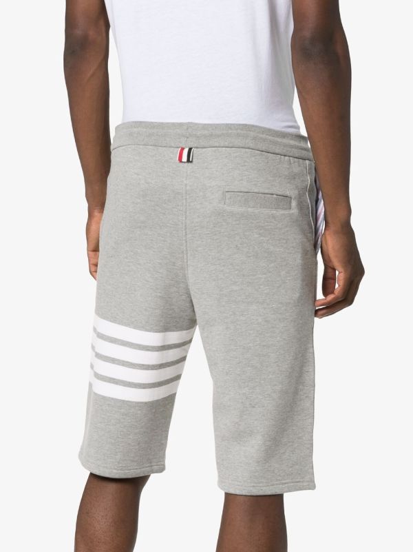 Browns Thom Browne Grey 4-Bar Stripe Track Pants | Browns Drop-Crotch Shorts