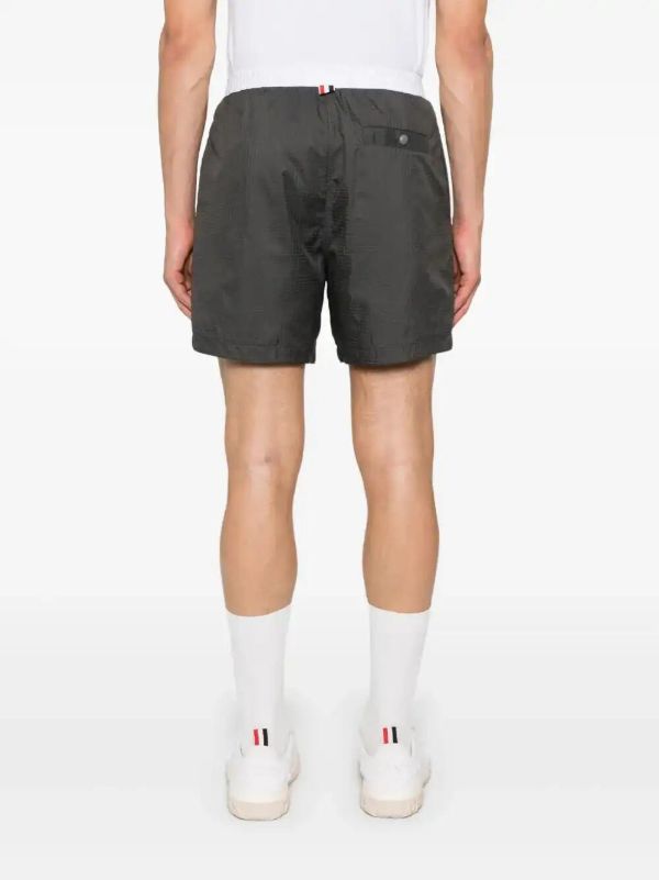 Browns Thom Browne Logo-waistband Ripstop Shorts | Browns Track & Running Shorts
