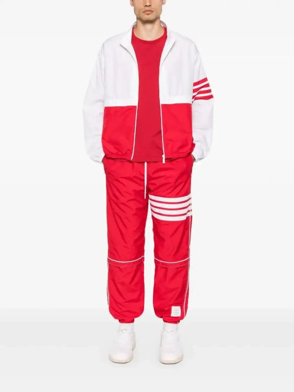 Browns Thom Browne Mid-rise Ripstop Track Pants | Browns Sweatpants