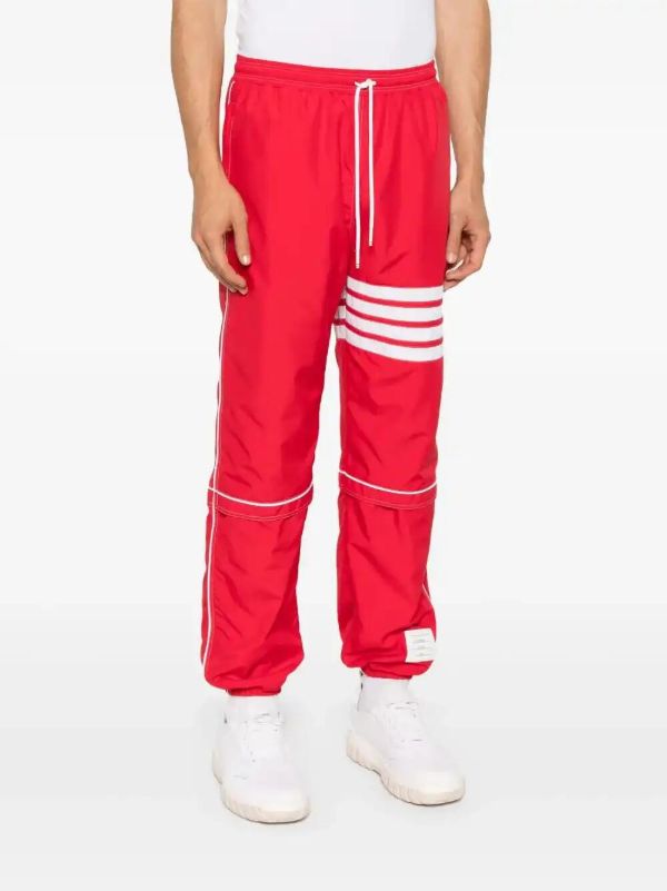 Browns Thom Browne Mid-rise Ripstop Track Pants | Browns Sweatpants