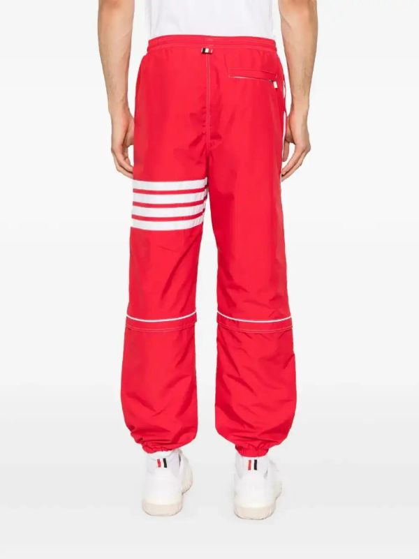 Browns Thom Browne Mid-rise Ripstop Track Pants | Browns Sweatpants