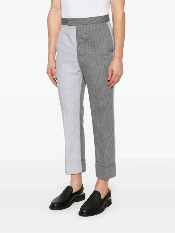 Browns Thom Browne Striped Trousers | Browns Cropped Pants
