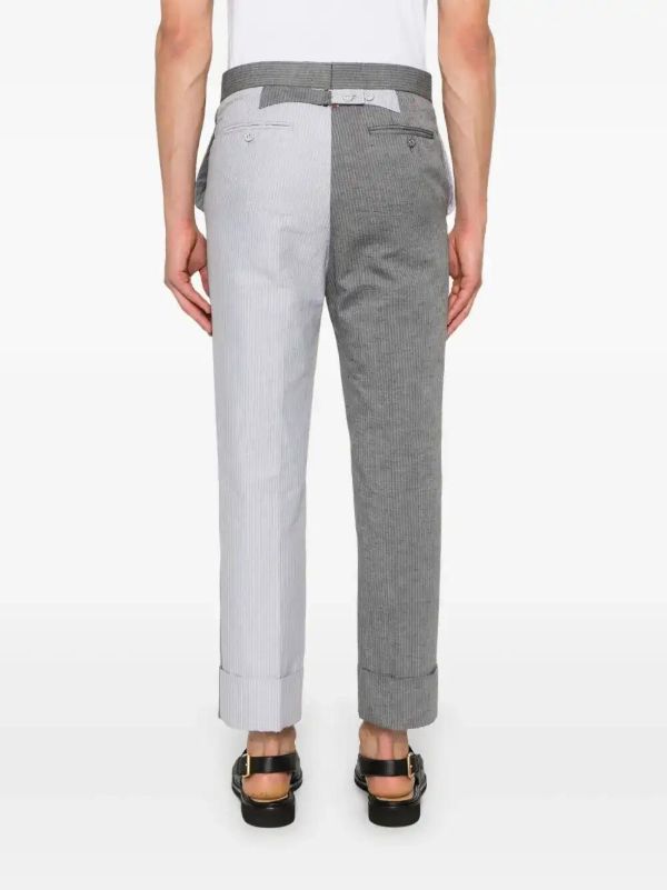 Browns Thom Browne Striped Trousers | Browns Cropped Pants