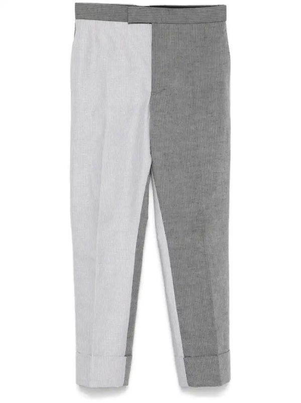 browns Thom Browne striped trousers | Browns Cropped Pants