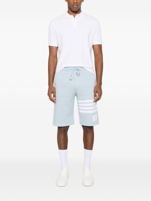 Browns Thom Browne Three-stripe Track Shorts | Browns Track & Running Shorts