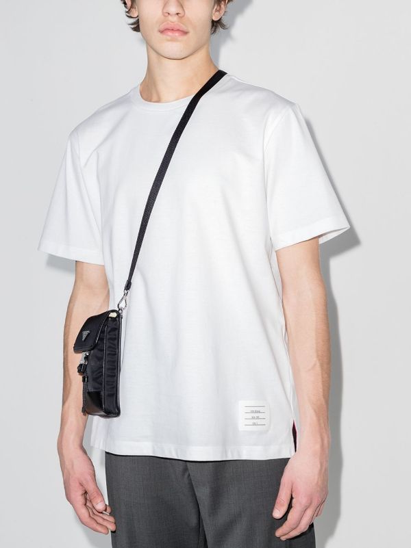 Browns Thom Browne White Cotton T-shirt | Browns T-Shirts