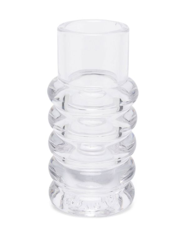 Browns Tom Dixon Clear Press Glass Vase | Browns Vases