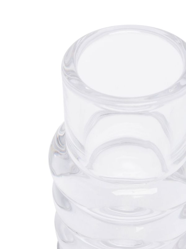 Browns Tom Dixon Clear Press Glass Vase | Browns Vases