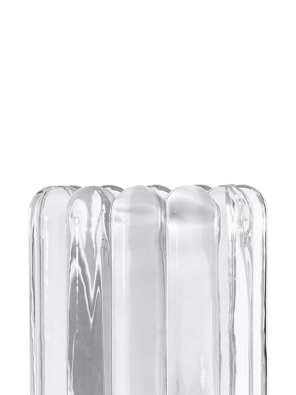 Browns Tom Dixon Clear Press Medium Glass Vase | Browns Vases