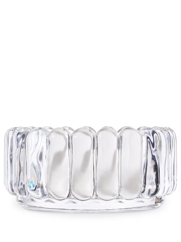 browns Tom Dixon Clear Press Small Glass Bowl | Browns Decorative Trays & Plates