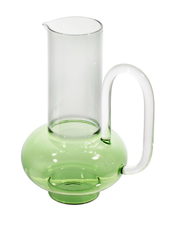Browns Tom Dixon Green Bump Glass Jug | Browns Glassware
