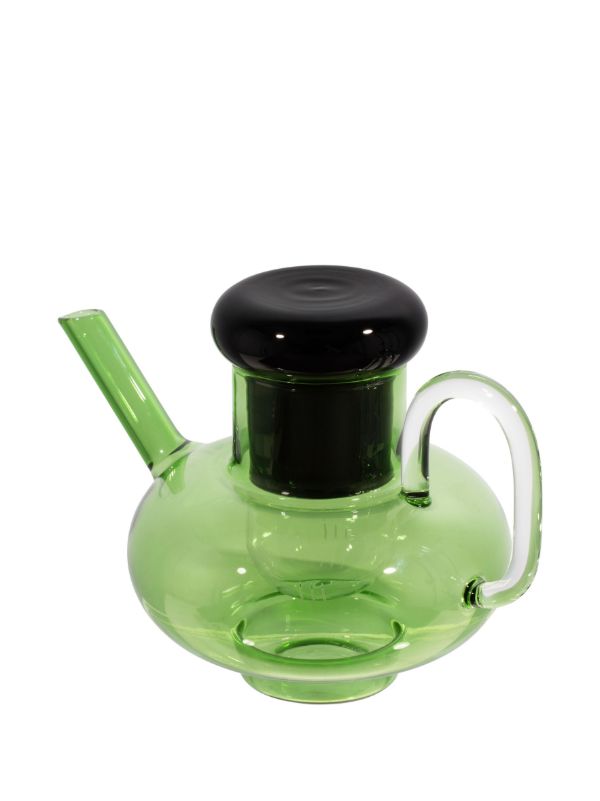 Browns Tom Dixon Green Bump Glass Tea Pot | Browns Homeware