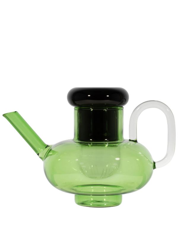 browns Tom Dixon Green Bump Glass Tea Pot | Browns Homeware