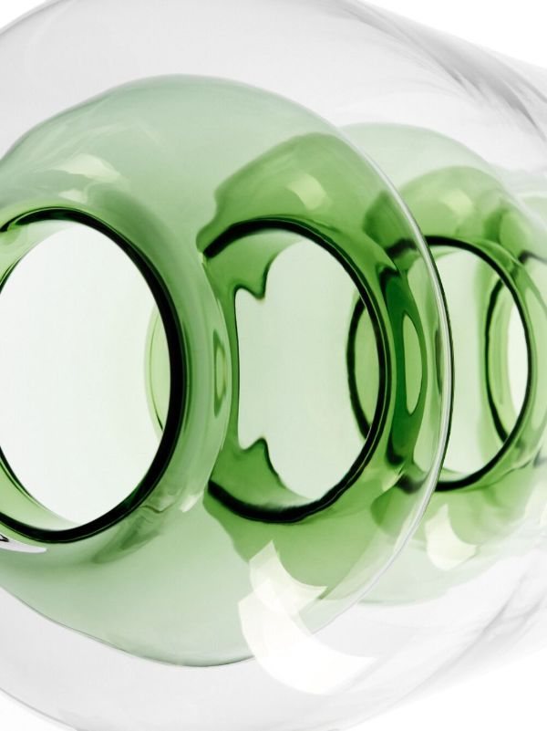 Browns Tom Dixon Green Bump Tall Glass Vase | Browns Homeware