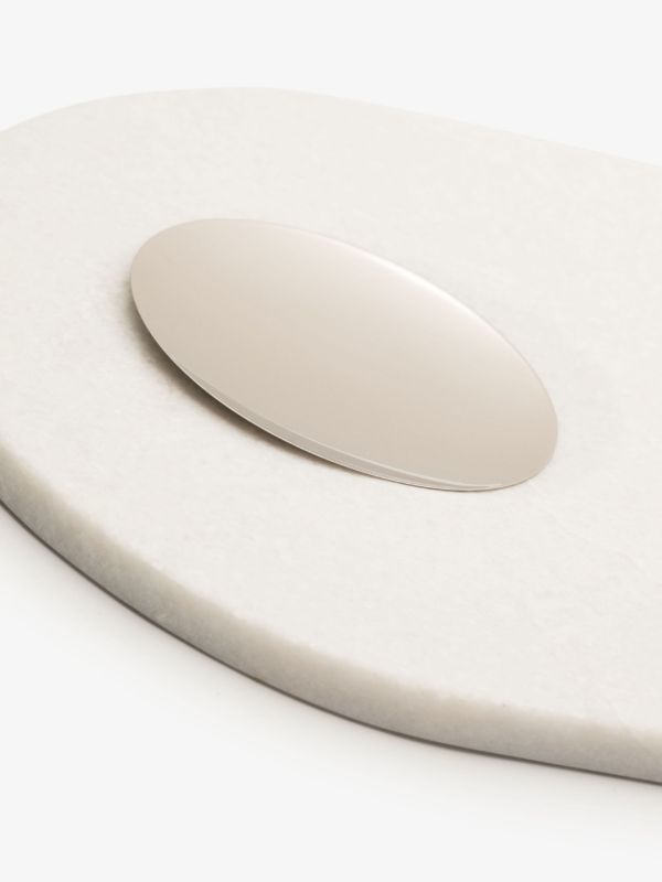 Browns Tom Dixon Grey Curved Marble Chopping Board | Browns Kitchen Accessories