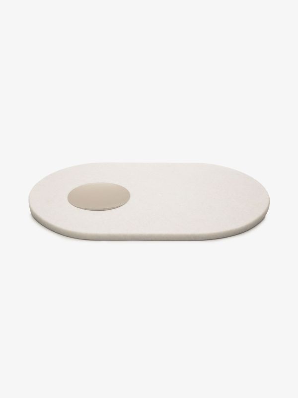 browns Tom Dixon grey curved marble chopping board | Browns Kitchen Accessories