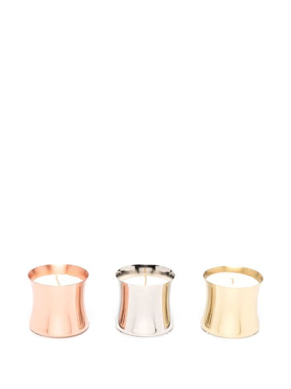 Browns Tom Dixon Silver-tone Eclectic Candle Gift Set | Browns Candles