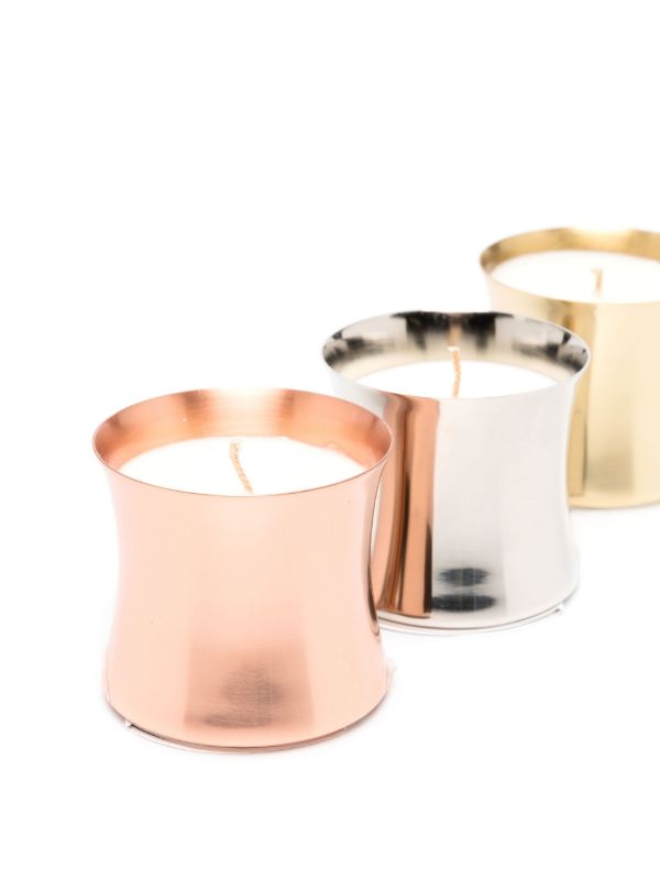 Browns Tom Dixon Silver-tone Eclectic Candle Gift Set | Browns Candles