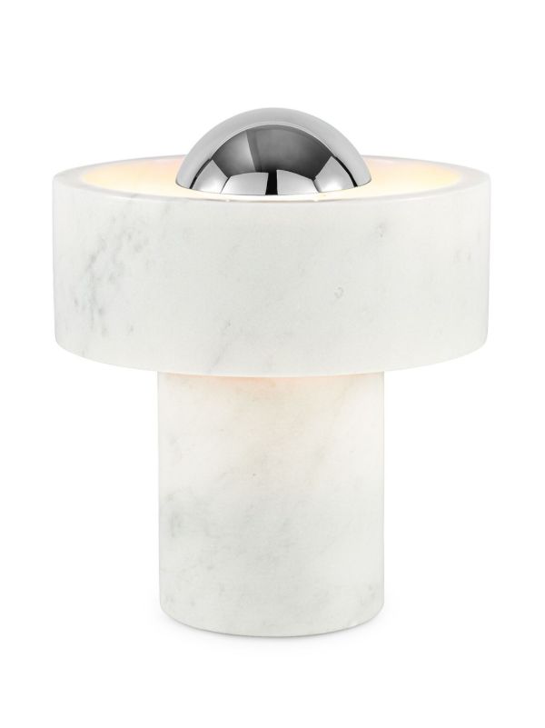 Browns Tom Dixon White Stone Portable Lamp | Browns Lighting