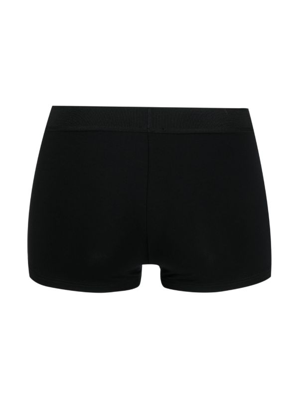 Browns TOM FORD Black High Waist Logo Band Boxer Briefs | Browns Panties