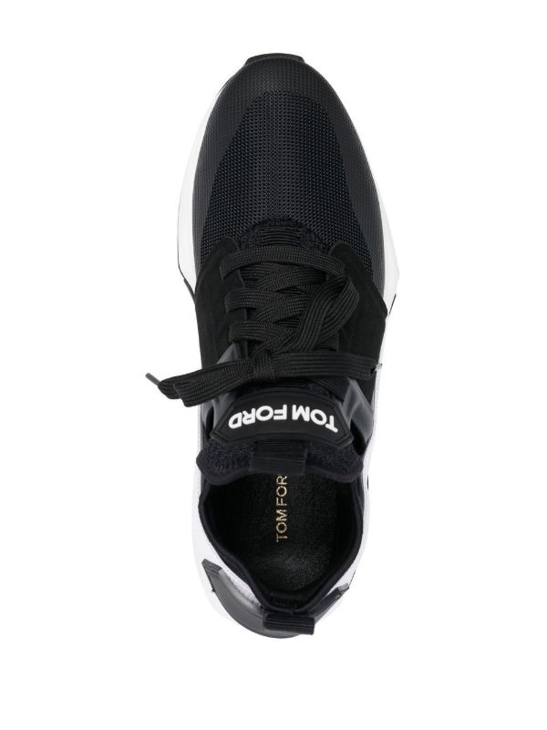 Browns TOM FORD Black Jago Low Top Sneakers | Browns Low-Tops