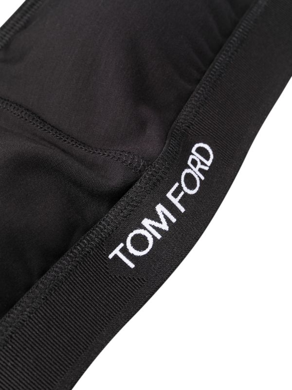 Browns TOM FORD Black Logo Bandeau Bralette | Browns Bras