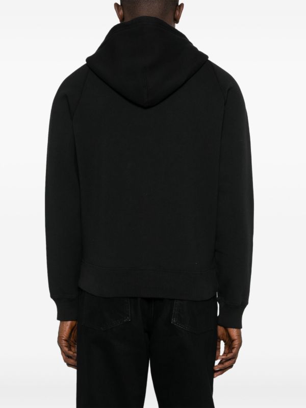 Browns TOM FORD Black Zip-up Cotton Hoodie | Browns Hoodies