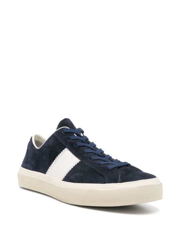 Browns TOM FORD Blue Cambridge Sneakers | Browns Low-Tops