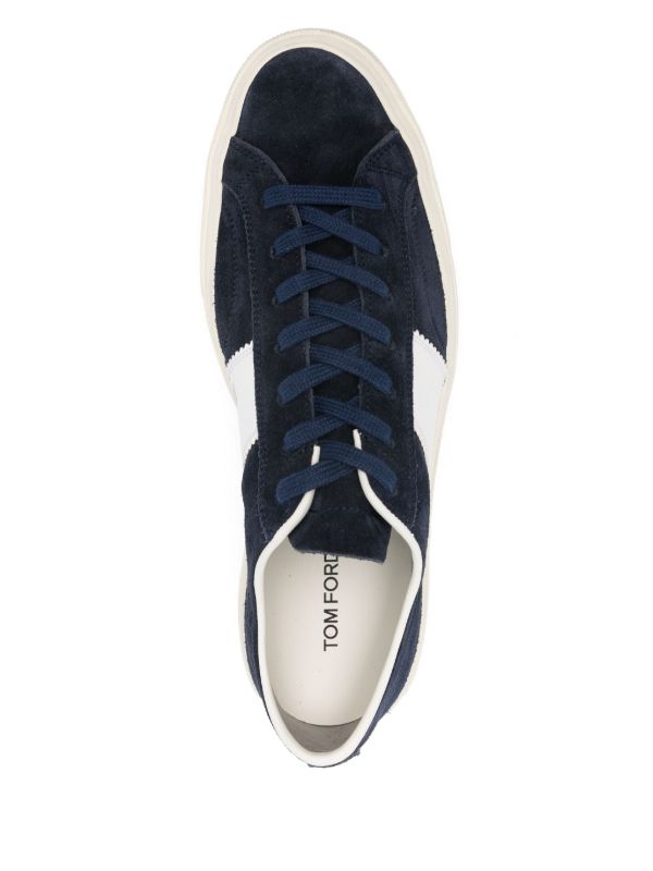 Browns TOM FORD Blue Cambridge Sneakers | Browns Low-Tops