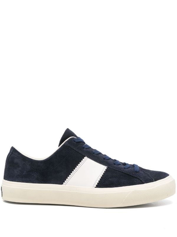 browns TOM FORD Blue Cambridge Sneakers | Browns Low-Tops