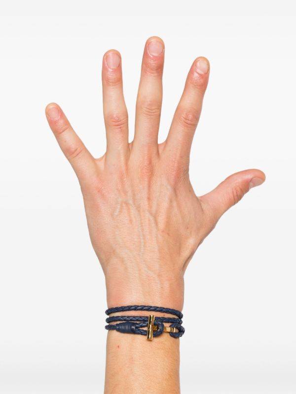 Browns TOM FORD Braided Leather Bracelet | Browns Bracelets