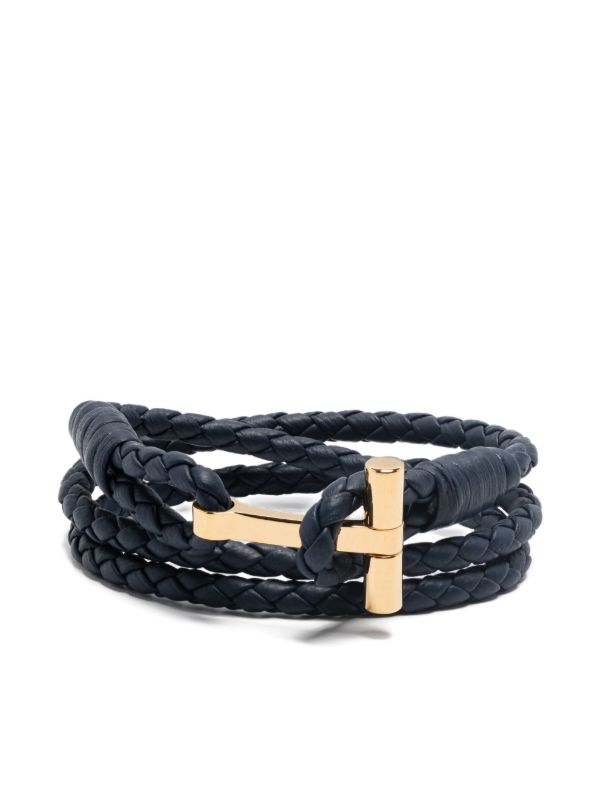 browns TOM FORD braided leather bracelet | Browns Bracelets