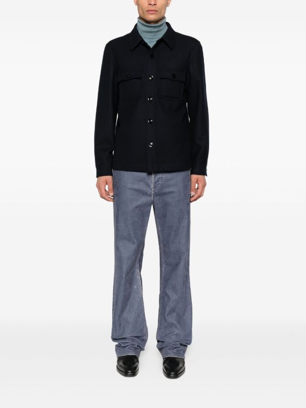 Browns TOM FORD Button-down Flap-pocket Shirt Jacket | Browns Shirt Jackets