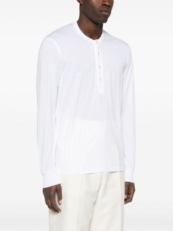 Browns TOM FORD Button-Placket T-Shirt | Browns T-Shirts