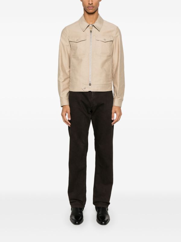 Browns TOM FORD Gabardine-weave Jacket | Browns Shirt Jackets
