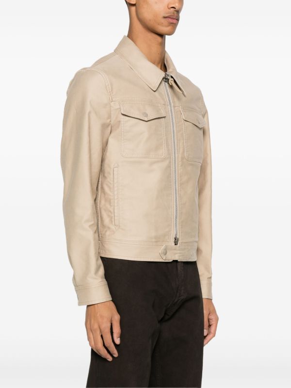 Browns TOM FORD Gabardine-weave Jacket | Browns Shirt Jackets