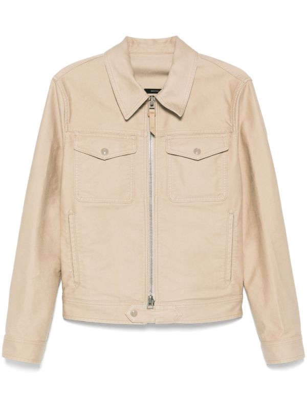 browns TOM FORD gabardine-weave jacket | Browns Shirt Jackets