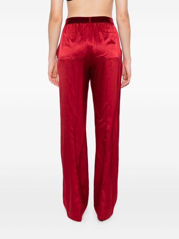 Browns TOM FORD Logo-patch Trousers | Browns Straight-Leg Pants