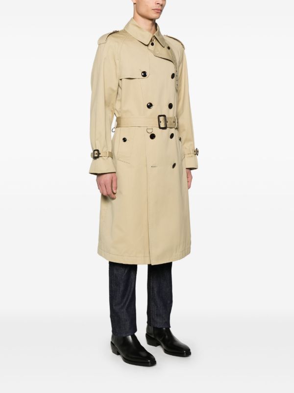 Browns TOM FORD Neutral Double-Breasted Trench Coat | Browns Double Breasted Coats