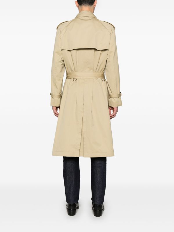 Browns TOM FORD Neutral Double-Breasted Trench Coat | Browns Double Breasted Coats