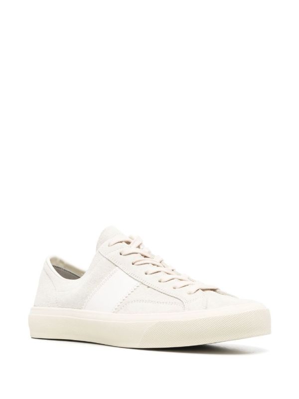 Browns TOM FORD Neutral Logo Patch Low-Top Sneakers | Browns Low-Tops