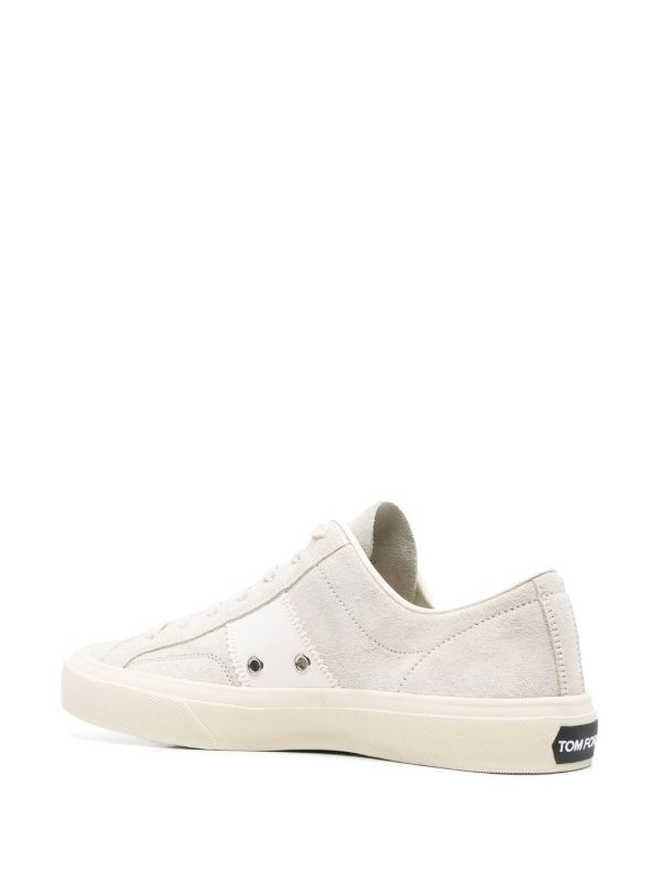 Browns TOM FORD Neutral Logo Patch Low-Top Sneakers | Browns Low-Tops