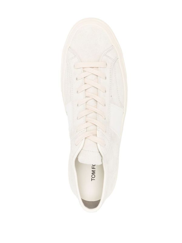 Browns TOM FORD Neutral Logo Patch Low-Top Sneakers | Browns Low-Tops