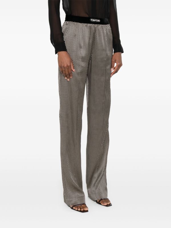 Browns TOM FORD Polka Dot-print Trousers | Browns Straight-Leg Pants