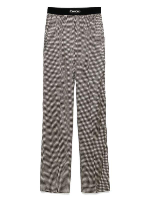 browns TOM FORD polka dot-print trousers | Browns Straight-Leg Pants